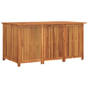 vidaXL Caixa de arruma&ccedil;&atilde;o para jardim 150x80x75 cm ac&aacute;cia maci&ccedil;a