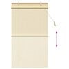 vidaXL Estores de rolo com cortinas Manual Natura 90 x 160 cm Bambu