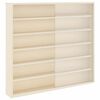 vidaXL Gabinete Expositivo de Parede com porta Bege 60 x 8,5 x 54 cm