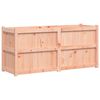 vidaXL Vaso/floreira de jardim 150x50x70 cm madeira de douglas maci&ccedil;a