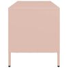 vidaXL M&oacute;vel de TV 101,5x39x43,5 cm a&ccedil;o laminado a frio rosa