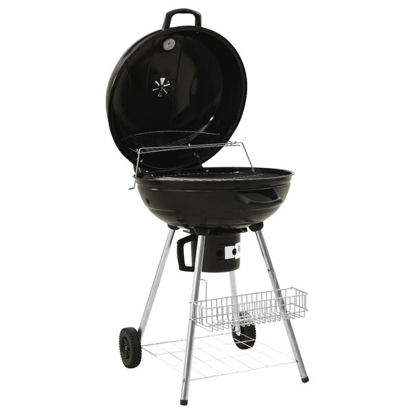 vidaXL Barbecue a carv&atilde;o 73x58x96 cm a&ccedil;o