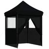 vidaXL Tenda de Festa Preto 200 x 200 x 306 cm Tecido Oxford