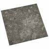 vidaXL Pranchas de Piso Autoadesivo Preto e Cinza 30,5 x 30,5 cm