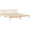 vidaXL Cama extra longa sem colch&atilde;o 180x220 cm madeira de pinho maci&ccedil;a