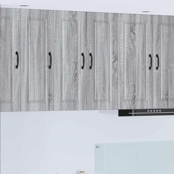 vidaXL Arm&aacute;rio de Cozinha com prateleira Cinza Sonoma 30 x 31 x 80 cm