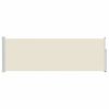 vidaXL Toldo lateral retr&aacute;til para p&aacute;tio 100x300 cm creme