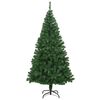 vidaXL Árvore de Natal artificial com ramos grossos 240 cm PVC verde