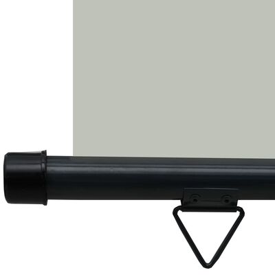 vidaXL Toldo lateral para varanda 160x250 cm cinzento