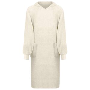 vidaXL Sweatshirt manta KINN Creme XL Algod&atilde;o