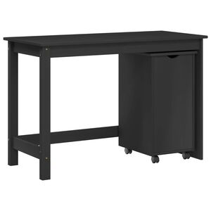 vidaXL Conjunto de Mesa e Arm&aacute;rio 2 unid. Cinzento