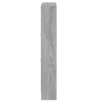 vidaXL Sapateira 59x17x108 cm derivados de madeira sonoma cinza