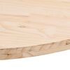 vidaXL Tampo de mesa 100x50x2,5 cm madeira maciça pinho oval