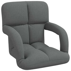 vidaXL Cadeira de Ch&atilde;o Ajust&aacute;vel com Descanso de Bra&ccedil;o