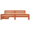 vidaXL Cama sem colch&atilde;o 180x200 cm pinho maci&ccedil;o castanho-mel