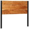 vidaXL Cabeceira de cama 120 cm madeira de ac&aacute;cia maci&ccedil;a/ferro