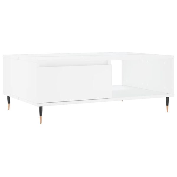 vidaXL Mesa de centro 90x60x35 cm derivados de madeira branco
