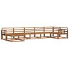 vidaXL Conjunto de Sof&aacute;s para Exterior 7 pcs Natural
