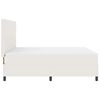 vidaXL Cama Box Manual Creme e Branco 203 x 180 x 128 cm
