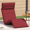 vidaXL Espregui&ccedil;adeira dobr&aacute;vel 175x54x8,5 cm vermelho tinto