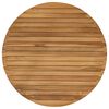 vidaXL Tampo de Mesa &Oslash; 80 x 3,5 Redondo Madeira de Teca S&oacute;lida Natural
