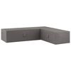 Madison Cobertura p/ lounge de exterior 320x255x70 cm direita cinzento
