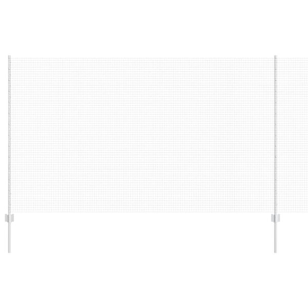 vidaXL Cerca com Poste Cinzeto 1,4 x 25 m A&ccedil;o e PVC