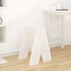 vidaXL Bancos 2 pcs 40x40x60 cm pinho maciço branco