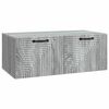 vidaXL Gabinete de TV de Parede Sonoma Cinzento 78,5 x 41 x 30 cm