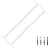 vidaXL Grade de Seguran&ccedil;a para Janelas com 2 Barras Cruzadas 43-74 cm