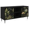 vidaXL Gabinete para TV RHENEN 102 x 33 x 51 cm Carvalho Preto