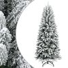 vidaXL &Aacute;rvores de Natal Branco quente PVC, Pl&aacute;stico, A&ccedil;o e PE