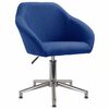 vidaXL Cadeira de escrit&oacute;rio girat&oacute;ria tecido azul