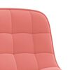 vidaXL Cadeiras de jantar girat&oacute;rias 2 pcs veludo rosa