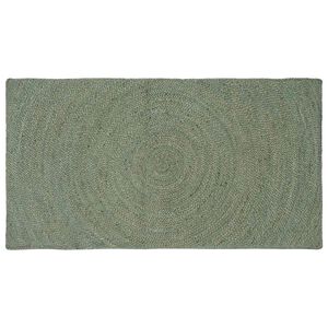 vidaXL Tapetes de &aacute;rea Verde-Azeitona 80 x 150 cm Juta