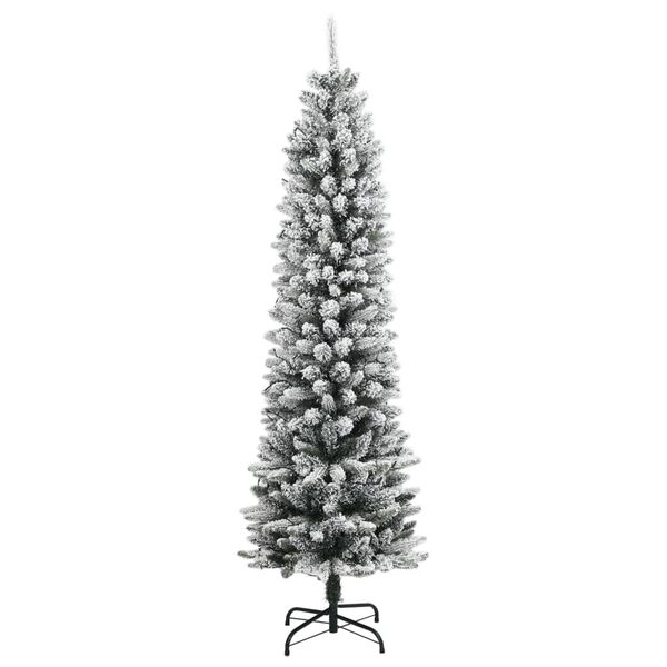 vidaXL Árvore Natal artificial c/ 300 luzes LED e flocos de neve 210cm