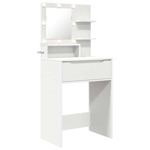 vidaXL Mesas de Maquiagem para Quarto Branco 80 x 39,6 x 135 cm