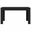 vidaXL Mesa de jantar Carvalho preto 140 x 74.5 x 76 cm