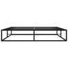 vidaXL Estrutura de cama 200x200 cm metal preto