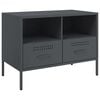 vidaXL M&oacute;vel de TV 68x39x50,5 cm a&ccedil;o antracite