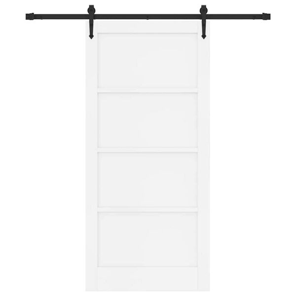 vidaXL Porta Deslizante ORKDAL Branco 93 x 202 cm