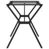 vidaXL Pernas para mesa de jantar estrutura em Y aço