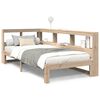 vidaXL Cama com estante sem colch&atilde;o 100x200 cm pinho maci&ccedil;o