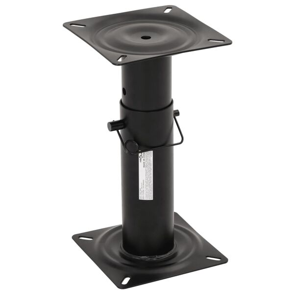 vidaXL Assentos de barco 2 pcs c/ pedestais ajust&aacute;veis e rota&ccedil;&atilde;o 360&deg;