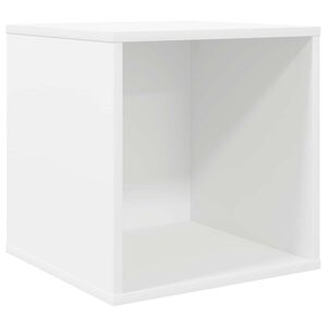 vidaXL Caixa de &Aacute;lbum de Vinil Branco 37 x 36,5 x 38 cm
