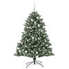 vidaXL &Aacute;rvore de Natal Artificial Verde 150 cm PVC, Pl&aacute;stico e A&ccedil;o