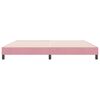 vidaXL Estrutura de cama sem colch&atilde;o 180x220 cm veludo rosa