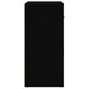 vidaXL Aparador 80x33x70 cm derivados de madeira preto