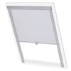 vidaXL Persiana de enrolar opaca branco PK08, GGL e GGU
