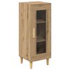 vidaXL Buffet Carvalho Artesanal 34,5 x 32,5 x 90 cm